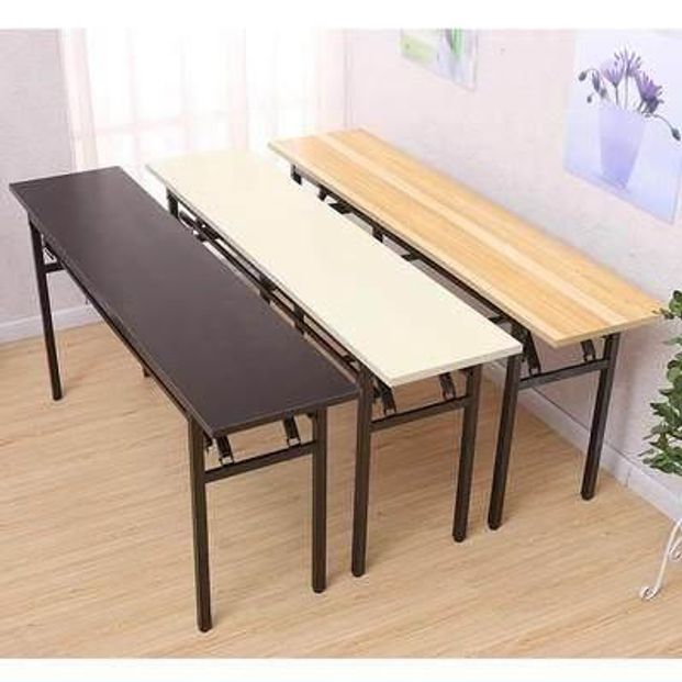 접이식 책상 공간활용 자취생 간이 노트북 데스크 폴딩 단층 80 x 40x75 - 상세 이미지 2
