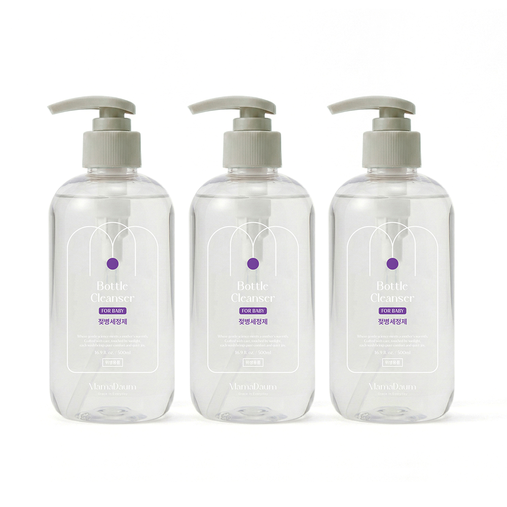 마마다움 젖병세정제 무향 유아식기 과일세정제 500ml, 3개 - 상세 이미지 3