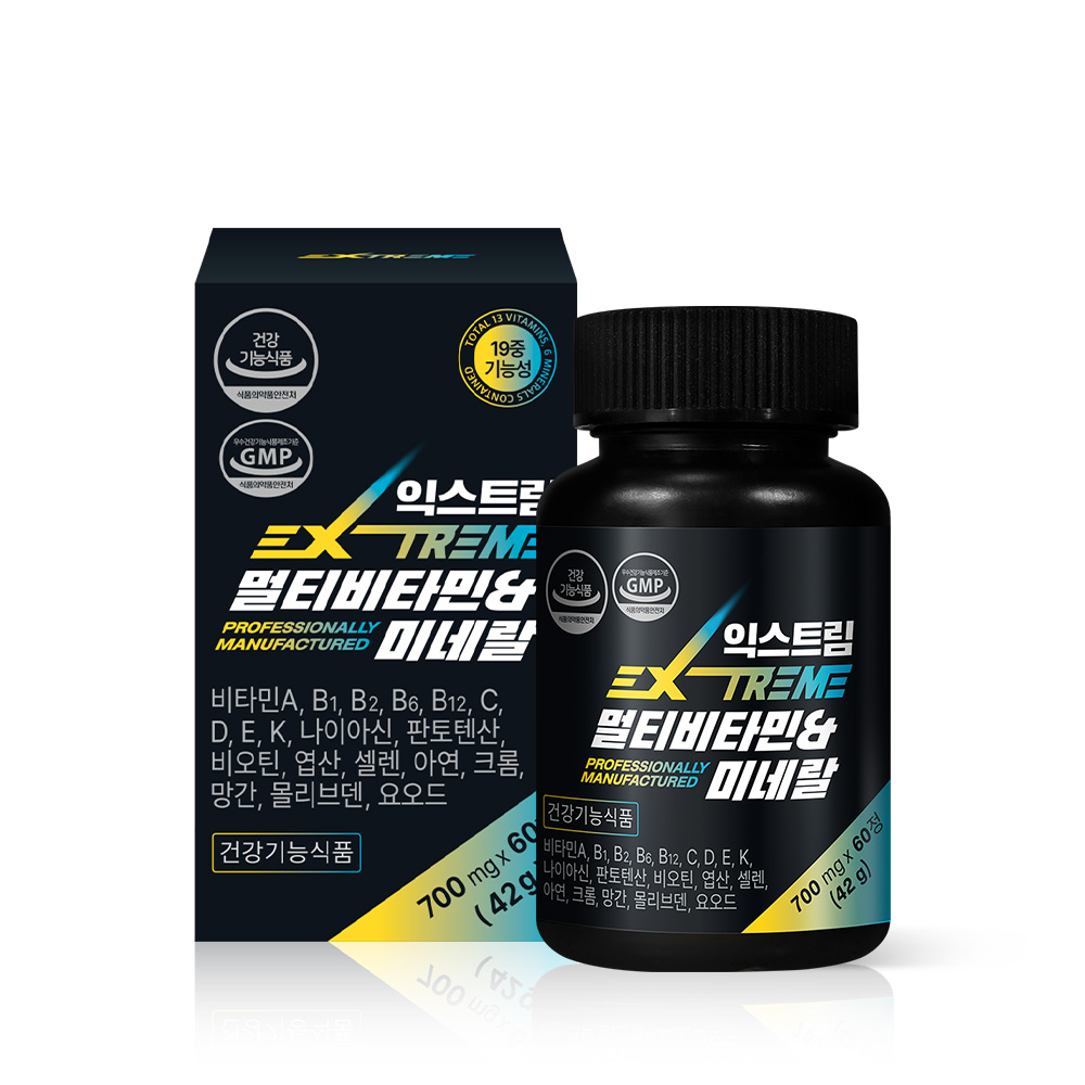 익스트림 종합 멀티비타민 미네랄 60정, 1개 제품 이미지