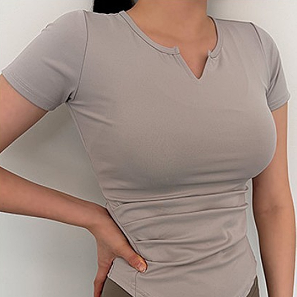 요가반팔 여성 운동복 필라테스 요가 상의 박대표마켓 이미지 6