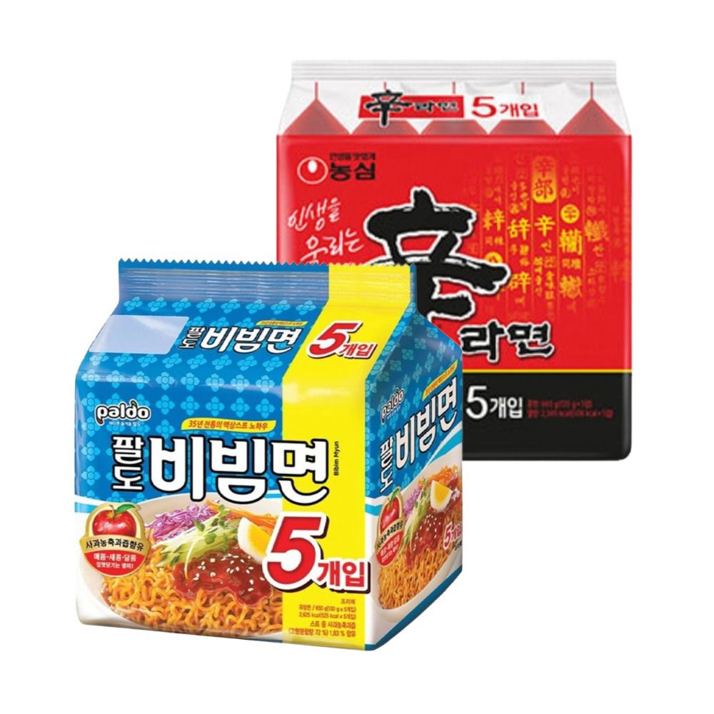 열무비빔면 라면