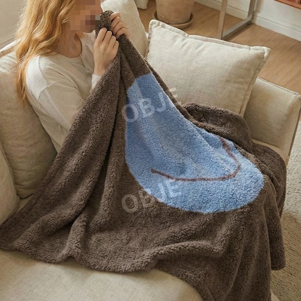 편안한 낮잠 무릎담요 극세사 에어컨 담요 블랭킷 사무실 차량용 - 상세 이미지 2