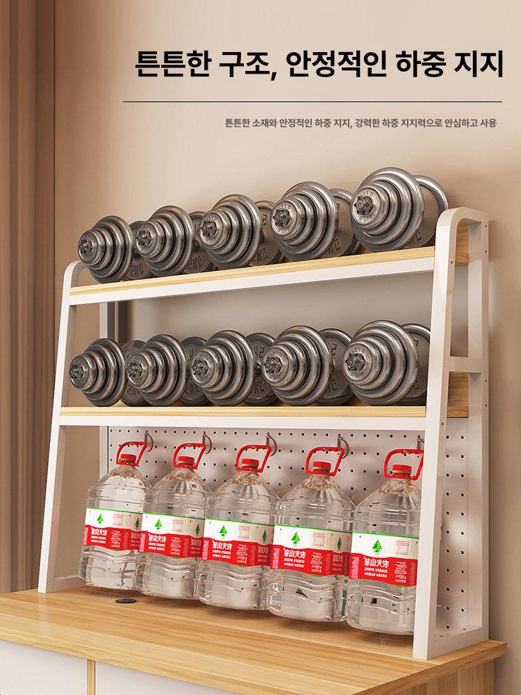 철제 책상 위 선반 모니터 책꽂이 스틸 컴퓨터 책장 75cm 블랙 프레임+슈프림 에디션 컬러 - 상세 이미지 5