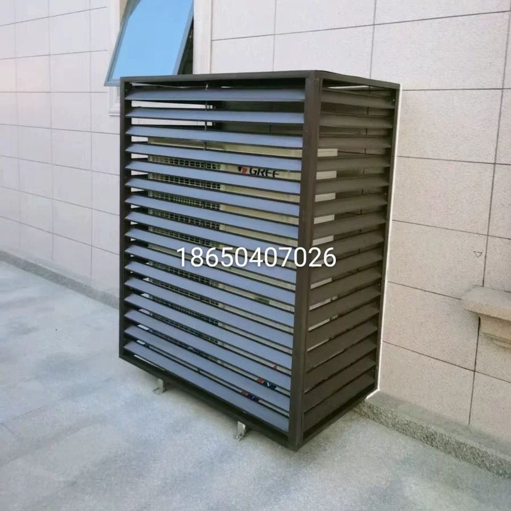 실외기 커버 에어콘 테라스 흰색 발코니 00x B. 흰색 5 3면 프린터 007050 mm - 상세 이미지 2
