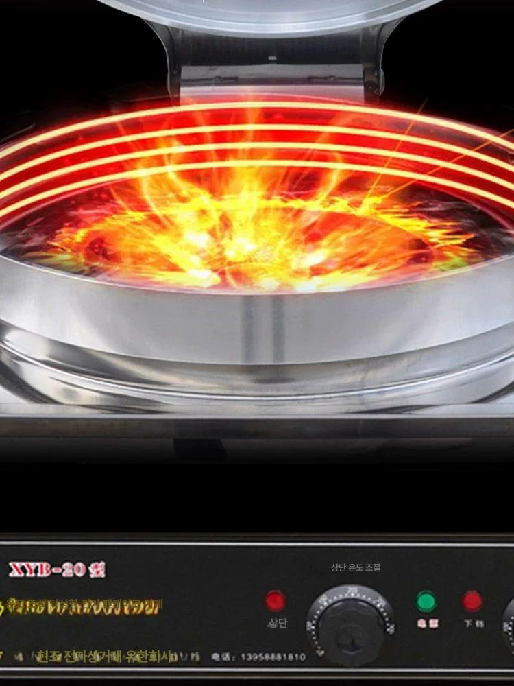 빈대떡 기계 해물파전 김치전 업소용 전기 부침기 식당 주방 - 상세 이미지 3