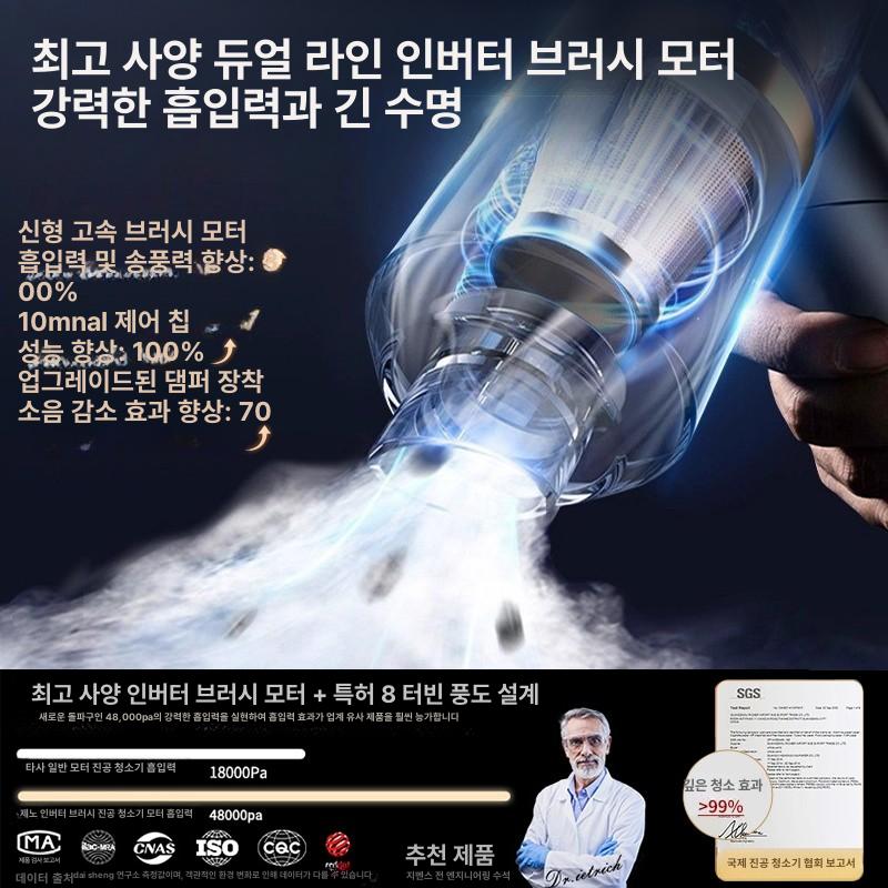 무선 핸디청소기 실내용 청소기 휴대용 핸디형 진공청소기 899999r 터보 스틸 필터 1개 A - 상세 이미지 4