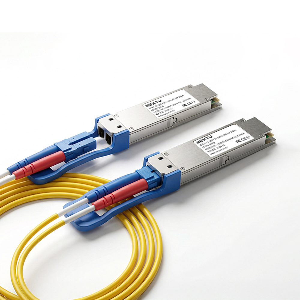 넥스트유 QSFP28 100G LR4 SM 싱글모듈 10km LC타입 광모듈 옵넥스 C1 - 상세 이미지 3