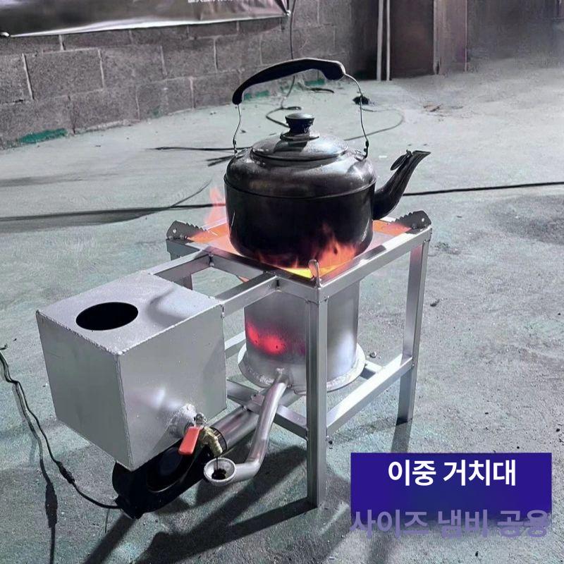 폐기물 소각로 드럼통 소각기 굴뚝난로 연소통 화덕 화로 신형 사각 오일 난로 - 상세 이미지 2