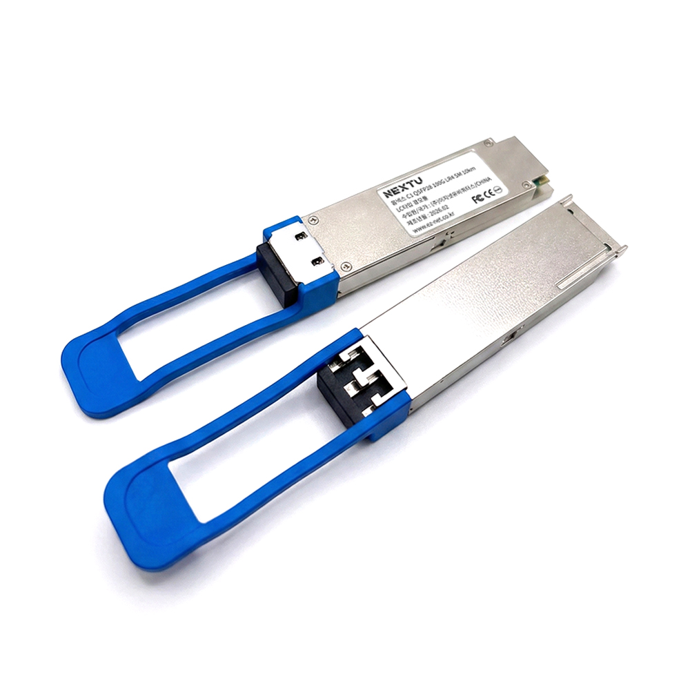 넥스트유 QSFP28 100G LR4 SM 싱글모듈 10km LC타입 광모듈 옵넥스 C1 - 상세 이미지 2