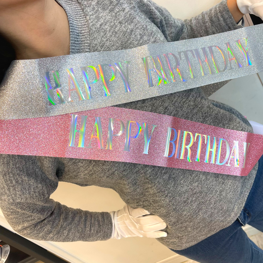생일 축하 어깨끈 미스코리아 어깨띠 - 상품 이미지