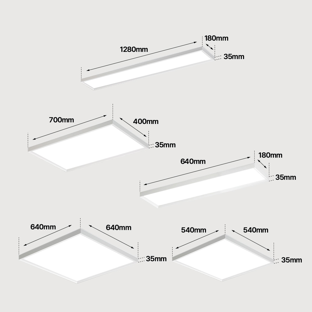 LED 천장등 평판 엣지등 540x540 50W 아르트 거실 방 주방조명 이미지 6