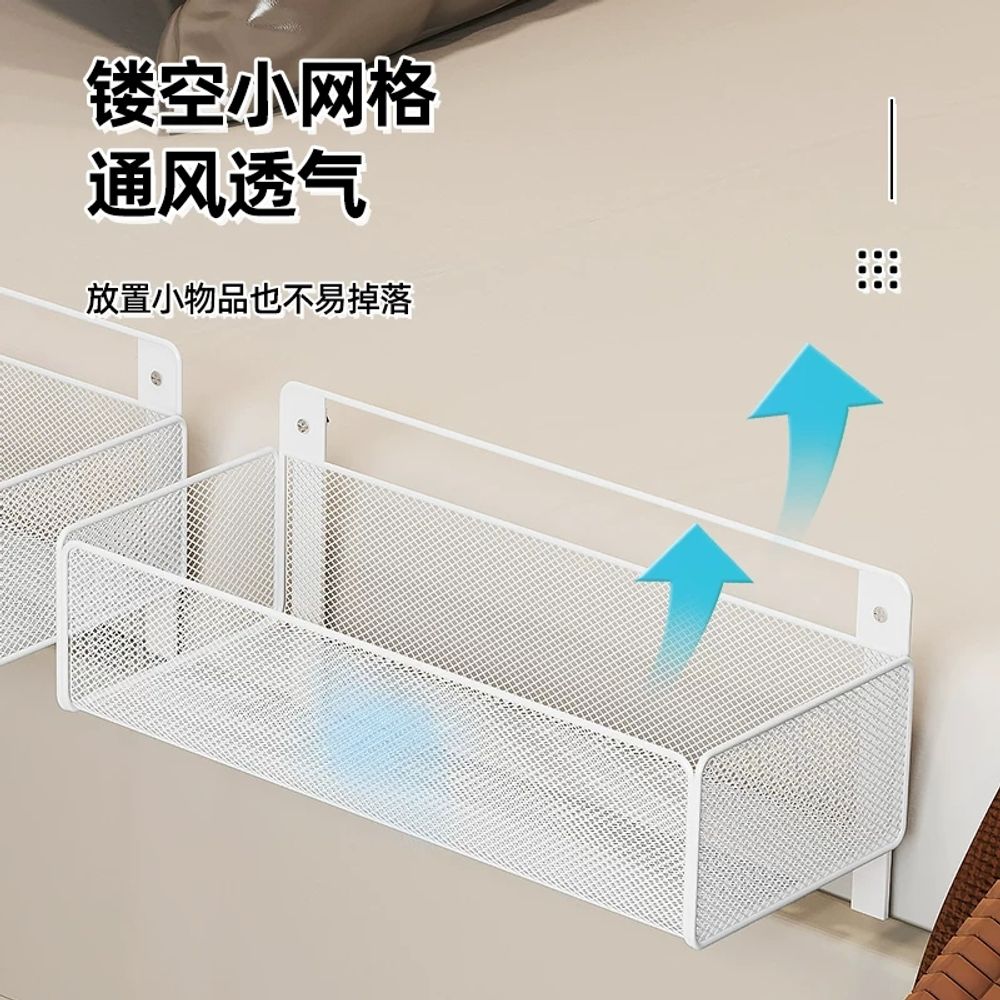 이층침대선반 사이드 서랍 틈새 걸이 칸막이 공간 짧은 조절가능 침실 버 A. 스타일 화이트 - 상세 이미지 2