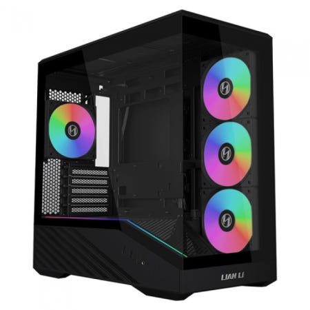 리안리 Vector V100 ARGB MINI 블랙 PC케이스