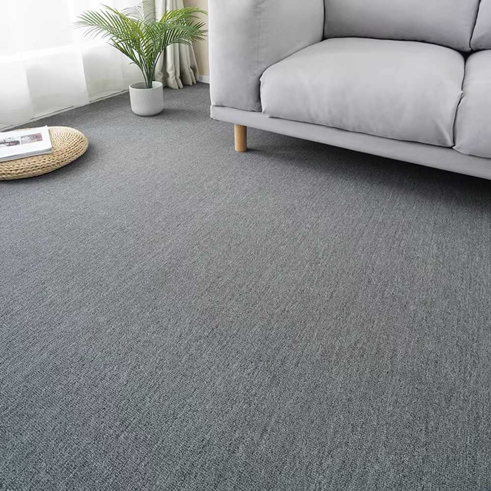 거실대형러그 초대형 롤매트 넓은 북유럽 사각 심플 블루 300x150cm - 상세 이미지 5