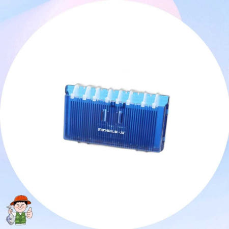 미라클 에기 홀더 태클박스 칸막이 블루 낚시보관함 커머스픽201