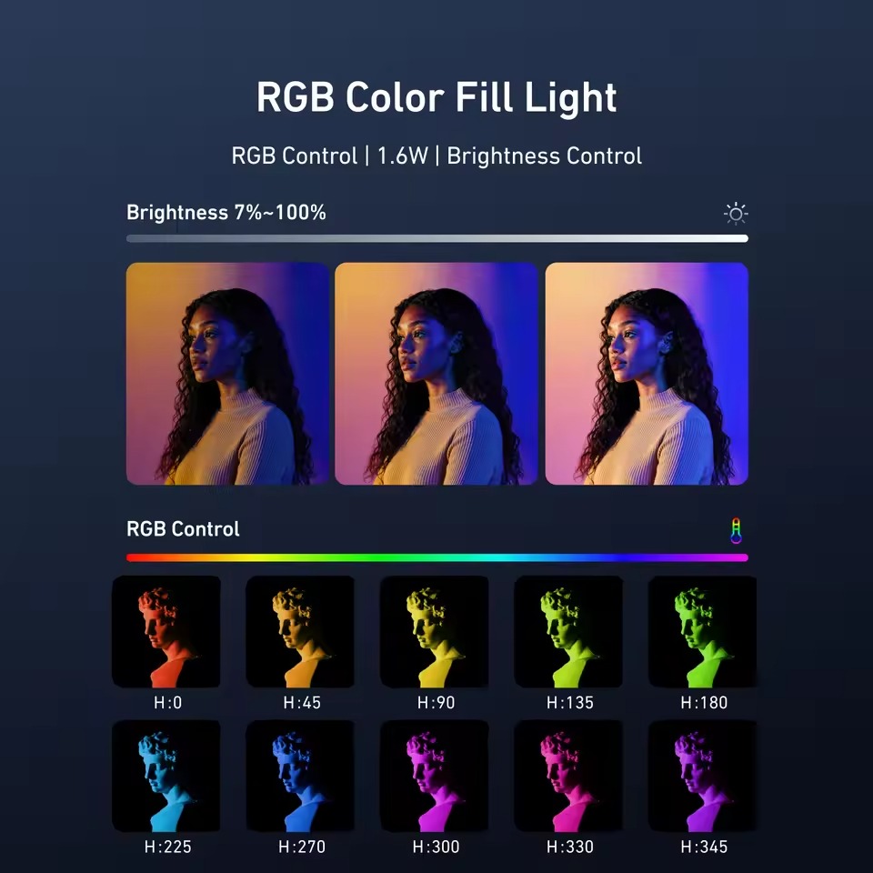 텔레신 오즈모 액션6 스트리트 그립 RGB 조명 키트 - 상세 이미지 3