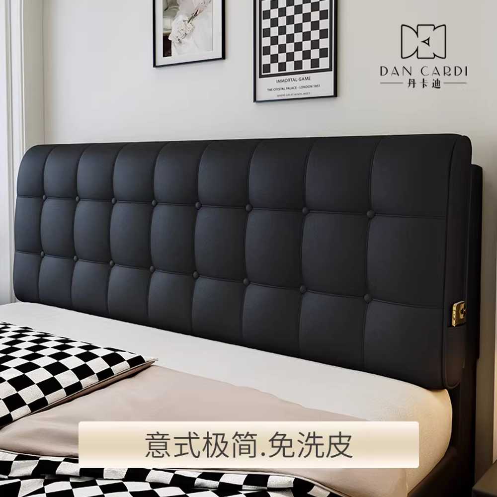 침대 등받이 베개 각도조절 도구 방수 구름 집순이 120cm x 60cm x 10cm/블랙 이미지 8