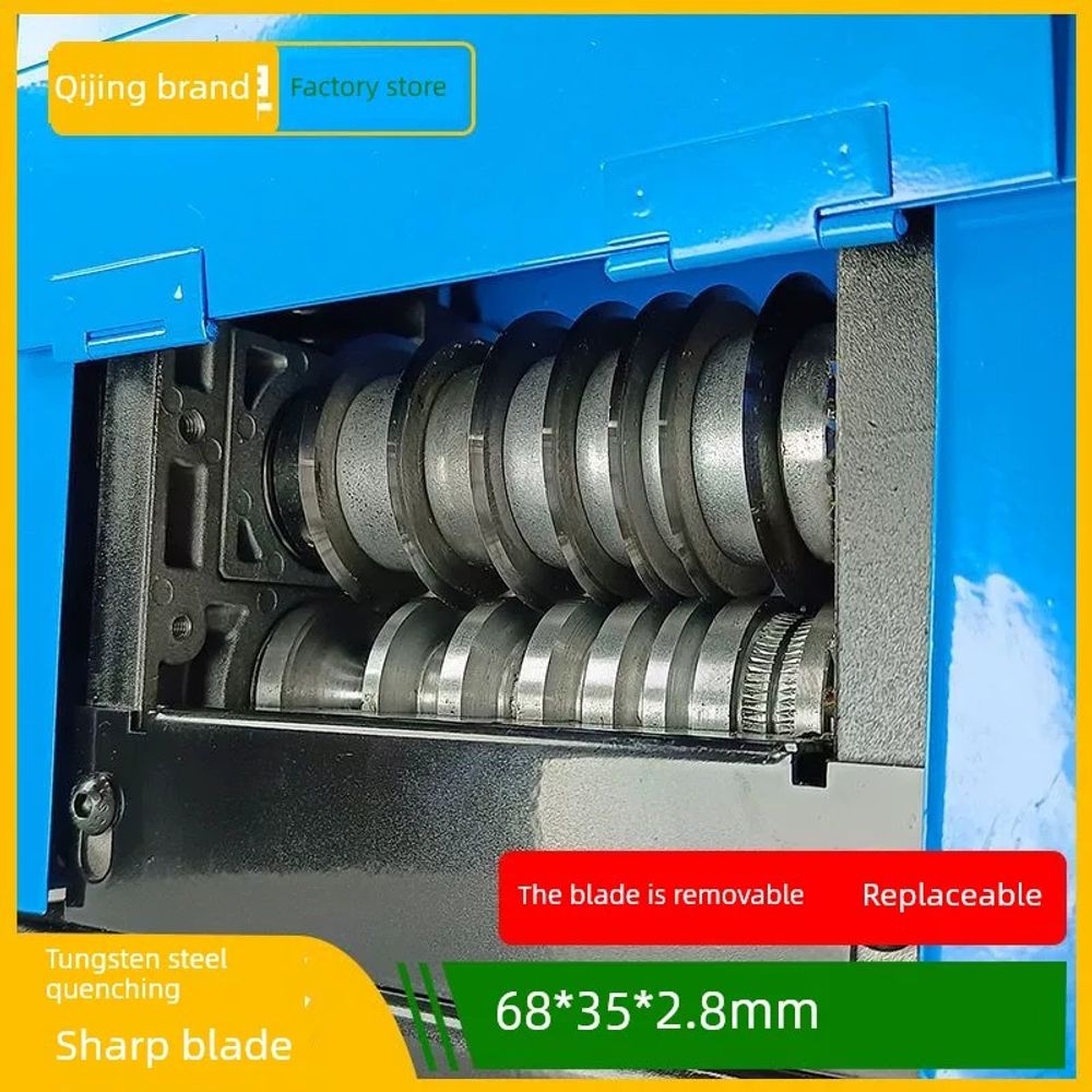 전선 스트리퍼 공업용 박피 피박기 A. 전선 피복 제거기 60W 대형 모터 220V 전압 - 상세 이미지 5