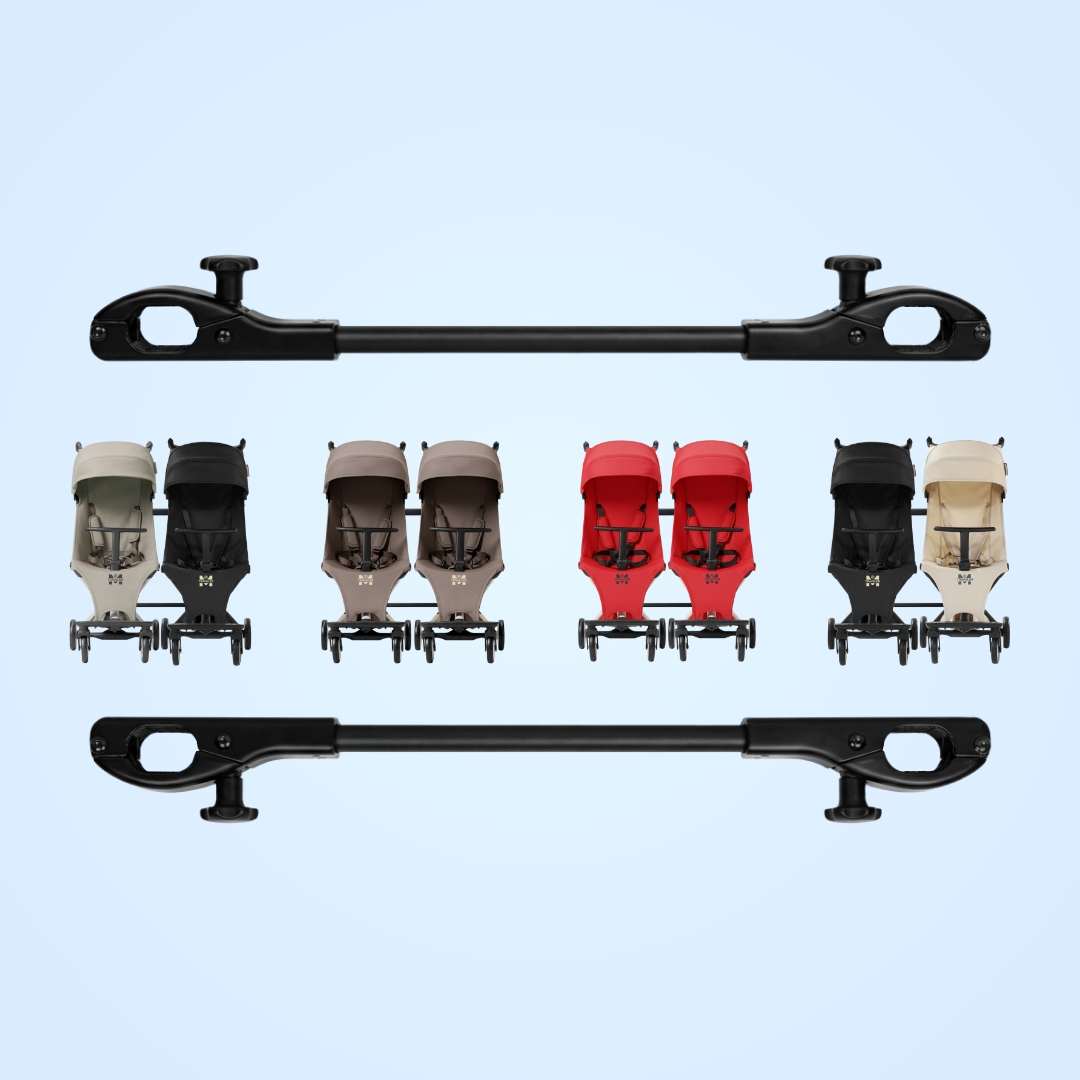 [누비앤타보] NUVY 트래블러M 쌍둥이 연결용 커넥터 다둥이 휴대용 유모차 트라이크