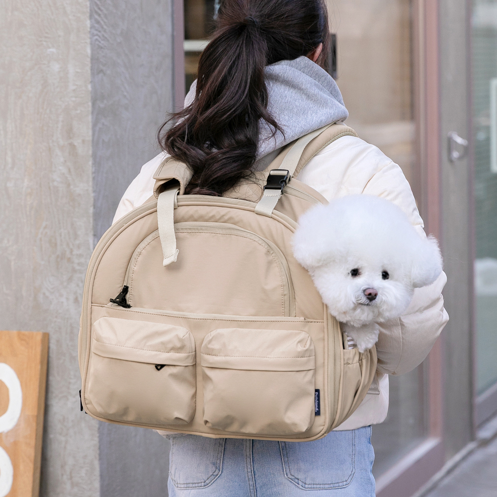 강아지백팩 앞가방 소형견 고양이 이동가방 몽드백팩 M 제품 이미지