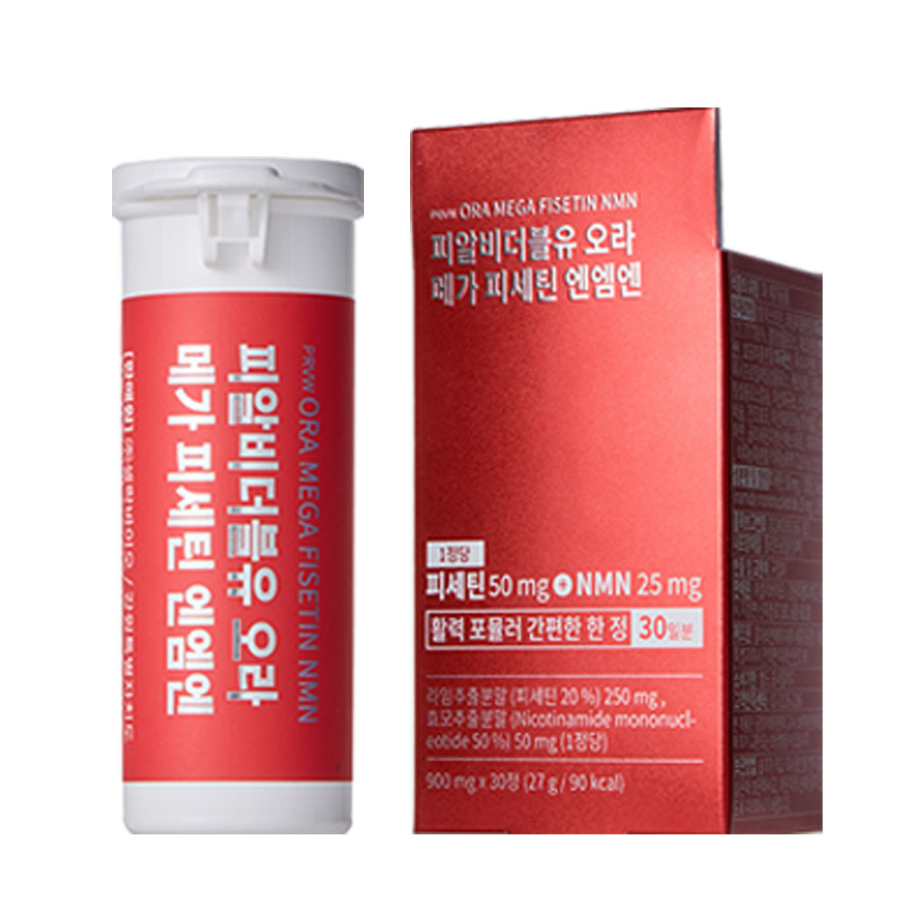 피알비더블유오라 메가 피세틴 엔엠엔 900mg 30정, 3개 - 상세 이미지 4