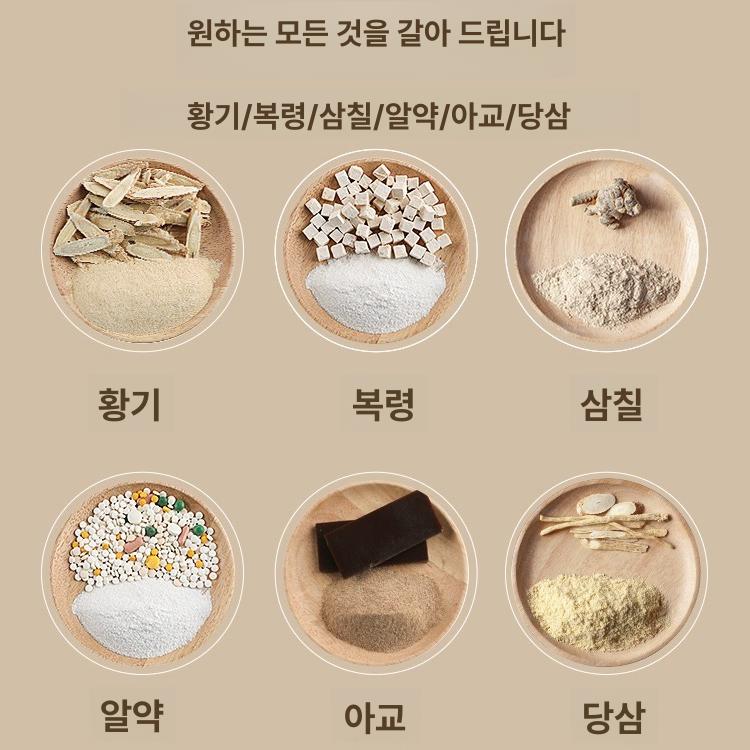 곡물분쇄기 가루 전동 가정용 알약 커피 콩 그라인더 1단계 화이트 1세트 칼날 50g 예비 없음 - 상세 이미지 4
