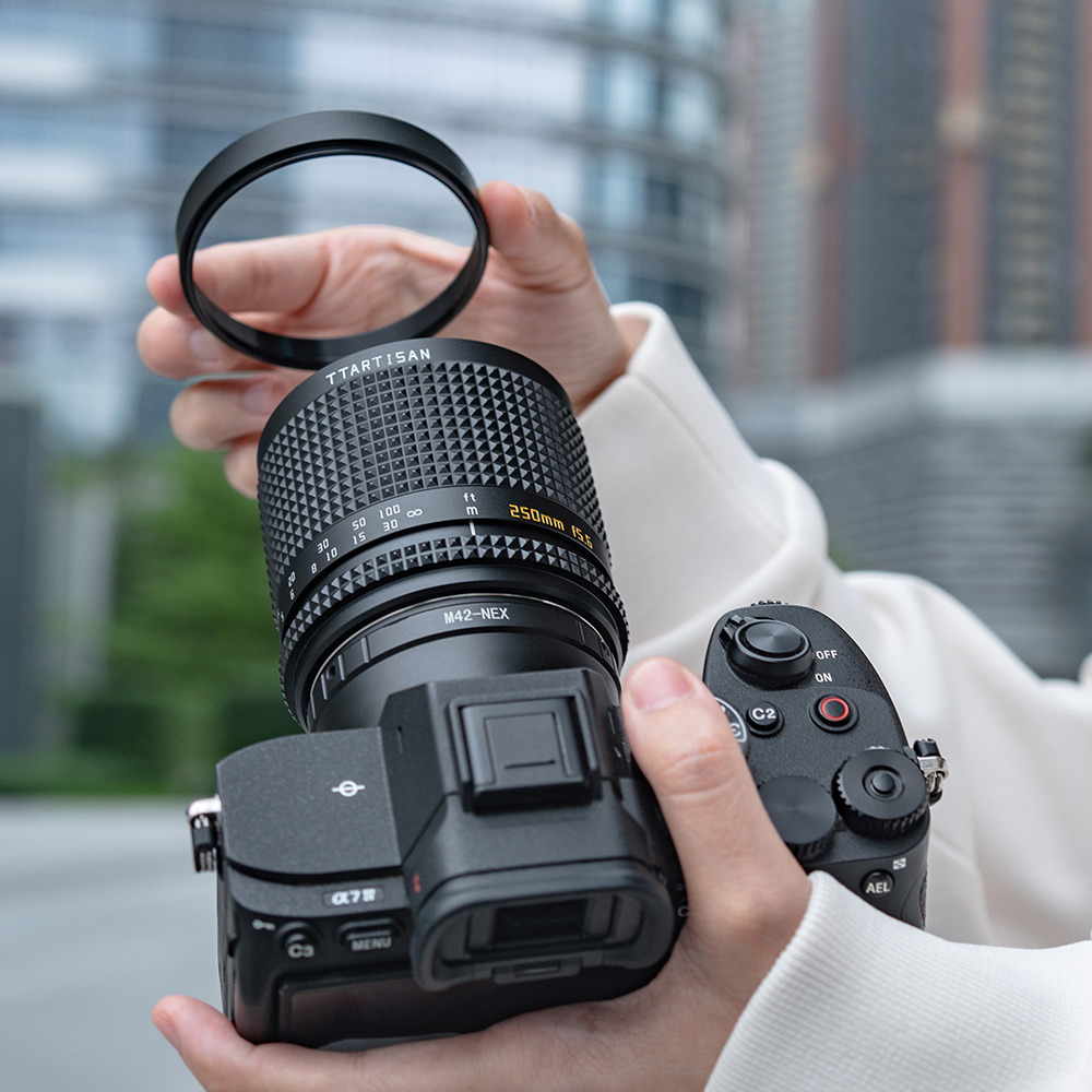 티티아티산 리플렉스 250mm F5.6 소니 E마운트 풀프레임 반사렌즈 이미지 6