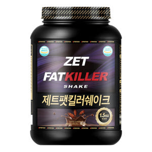 제트리션 제트팻킬러쉐이크 1500g 초코 식사대용 단백질 다이어트 프로틴 맛있게 먹은 솔직 후기 - 상품 이미지 1