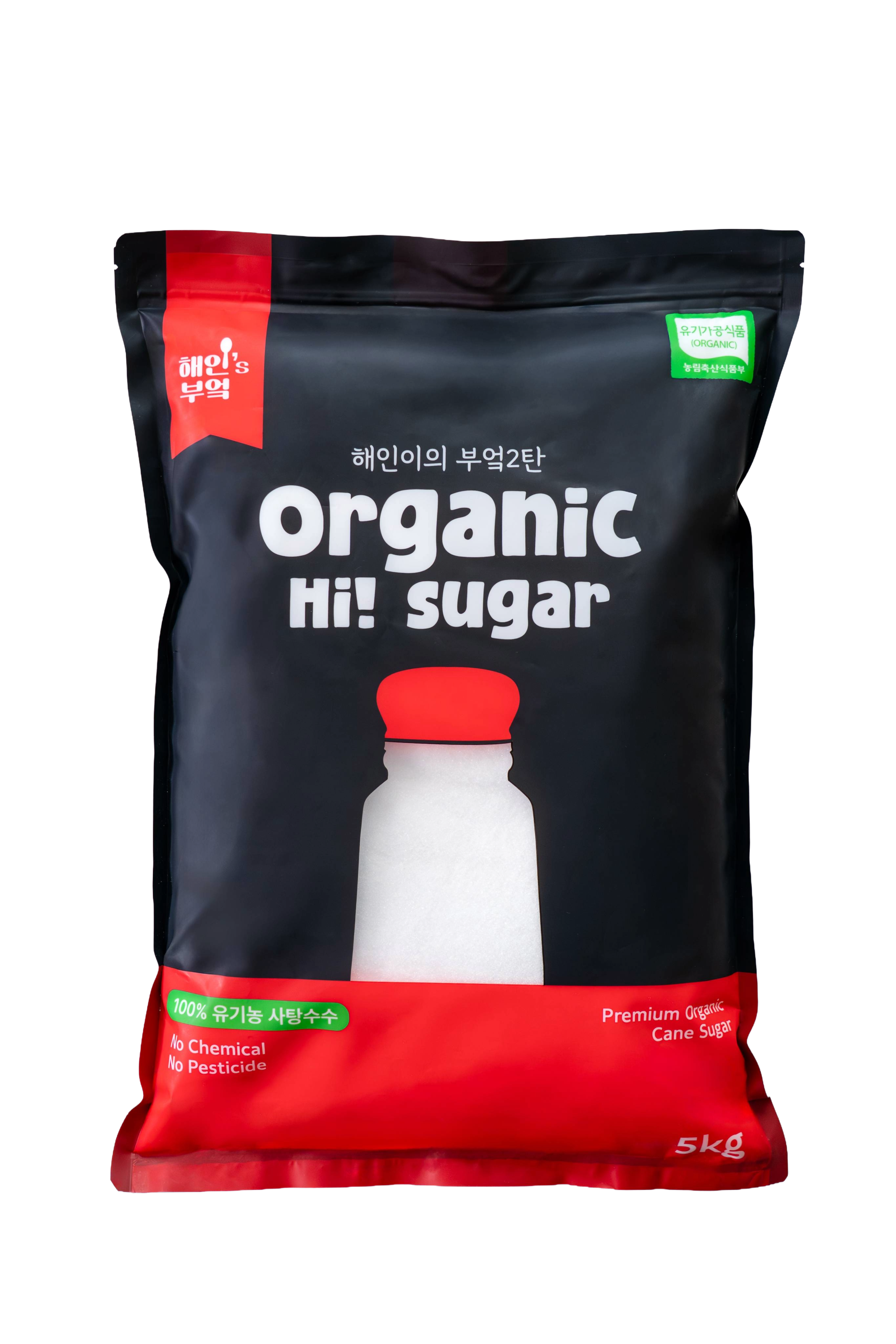 친환경 유기농 원당 비정제 설탕 브라질 이타자 유기농원당(황색) 5kg 이미지 3