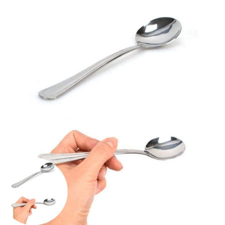 잼스푼 스텐 아이스크림 팥빙수 디저트 스푼 수저 17cm 6호