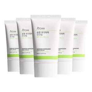 아토99 순한 무기자차 선크림 눈시림자극 백탁없는 톤업 썬크림 SPF50... 솔직 후기 | 피부 타입별 분석 - 상품 이미지 1