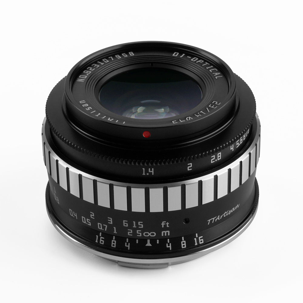 티티아티산 23mm F1.4 캐논 RF마운트 APS-C 렌즈 블랙실버 TTArtisan - 상세 이미지 2