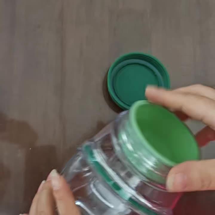 휴대용 샐러드통 여행용 보관통 스낵 사이드오픈 야외용 샐러드 병 플라스틱버전 - 상세 이미지 5