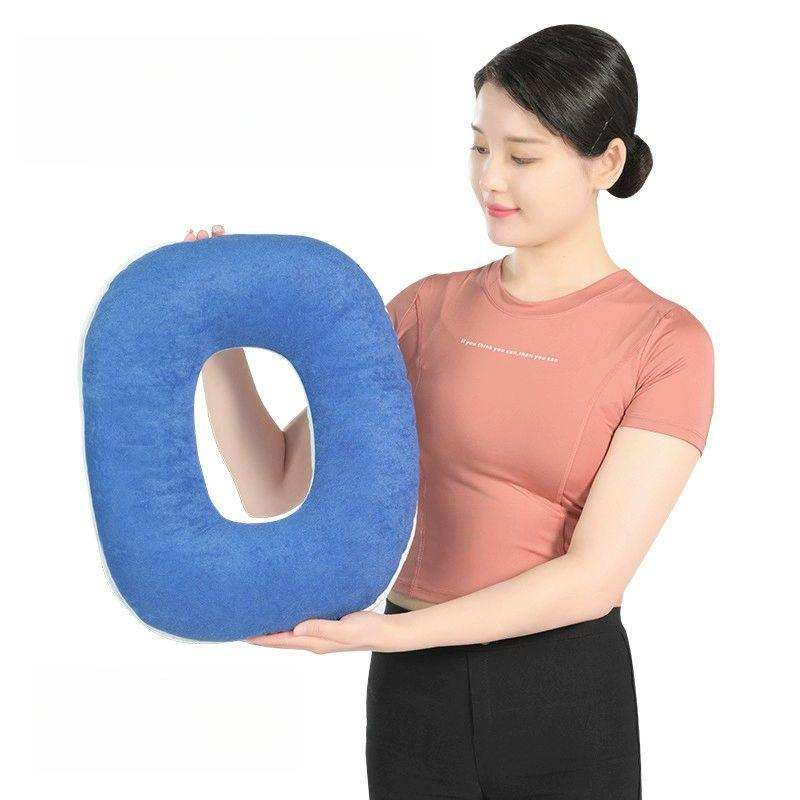 욕창방석 욕창방지 엉덩이 쿠션 휠체어방석 꼬리뼈 라운드 블루 - 상품 이미지