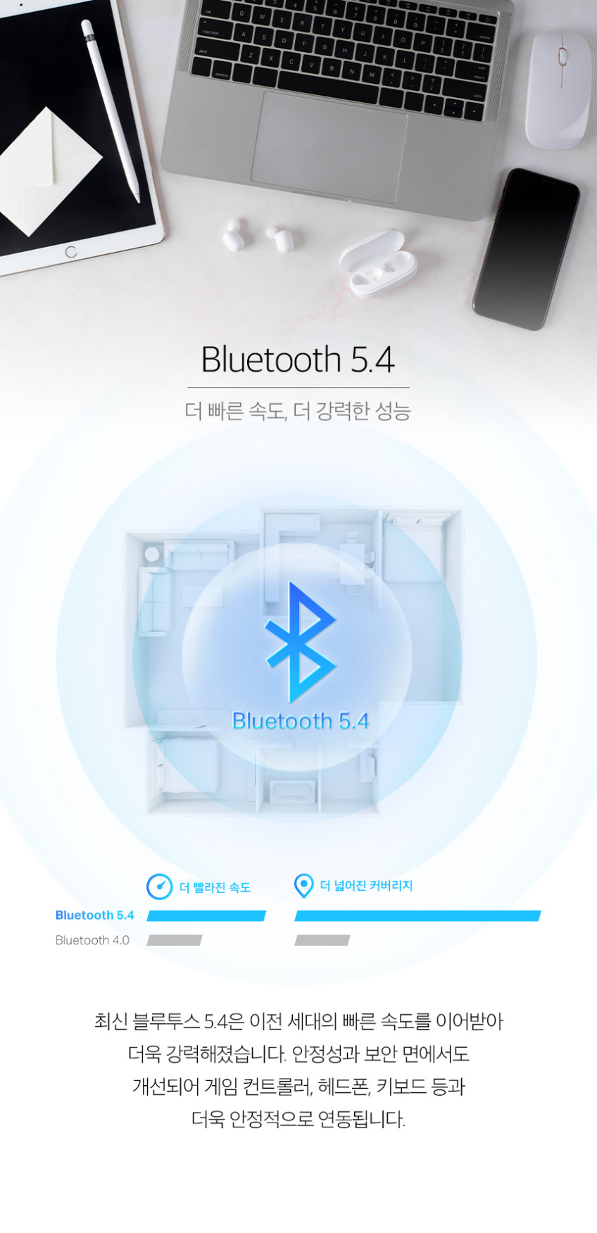 티피링크 USB 동글 블루투스 5.4 무선 어댑터 UB500 동글이 판매처 상세 정보 이미지 3