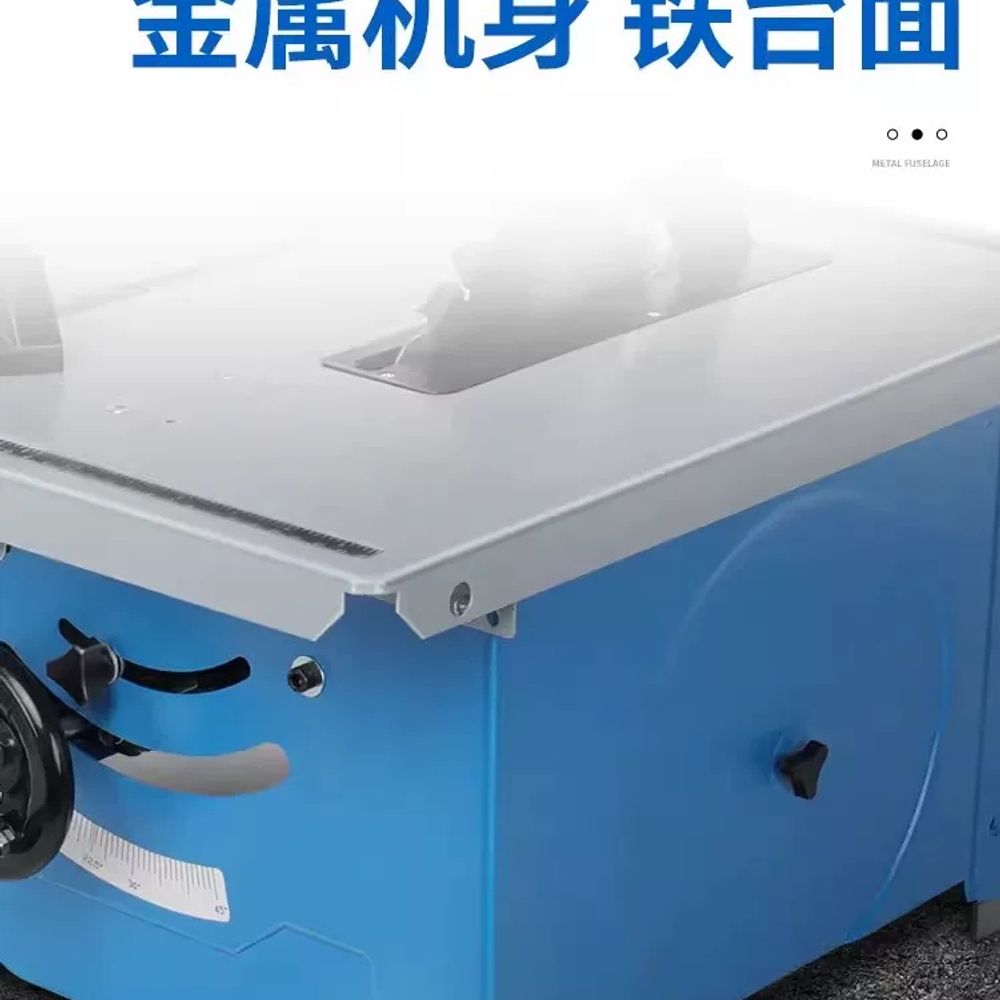 목공 테이블 톱 소형 공방 8인치테이블쏘 가정용 탁상톱 절 A. 8인치 금속 미니 테이블톱 - 상세 이미지 3