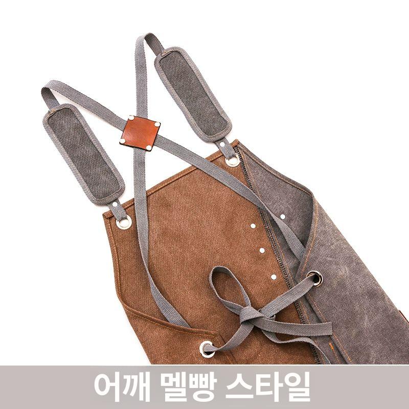전문가용 목공 미술 공구수납 스트랩 후크 그레이 작업용 그레이그린 숄더 프로텍션 스트랩 - 상세 이미지 4