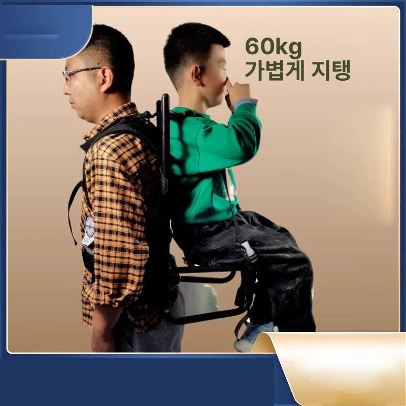 등짐 등산 지게 가방 다목적 경량 화물 지개 배낭 재난 블랙 중장비 - 상세 이미지 5