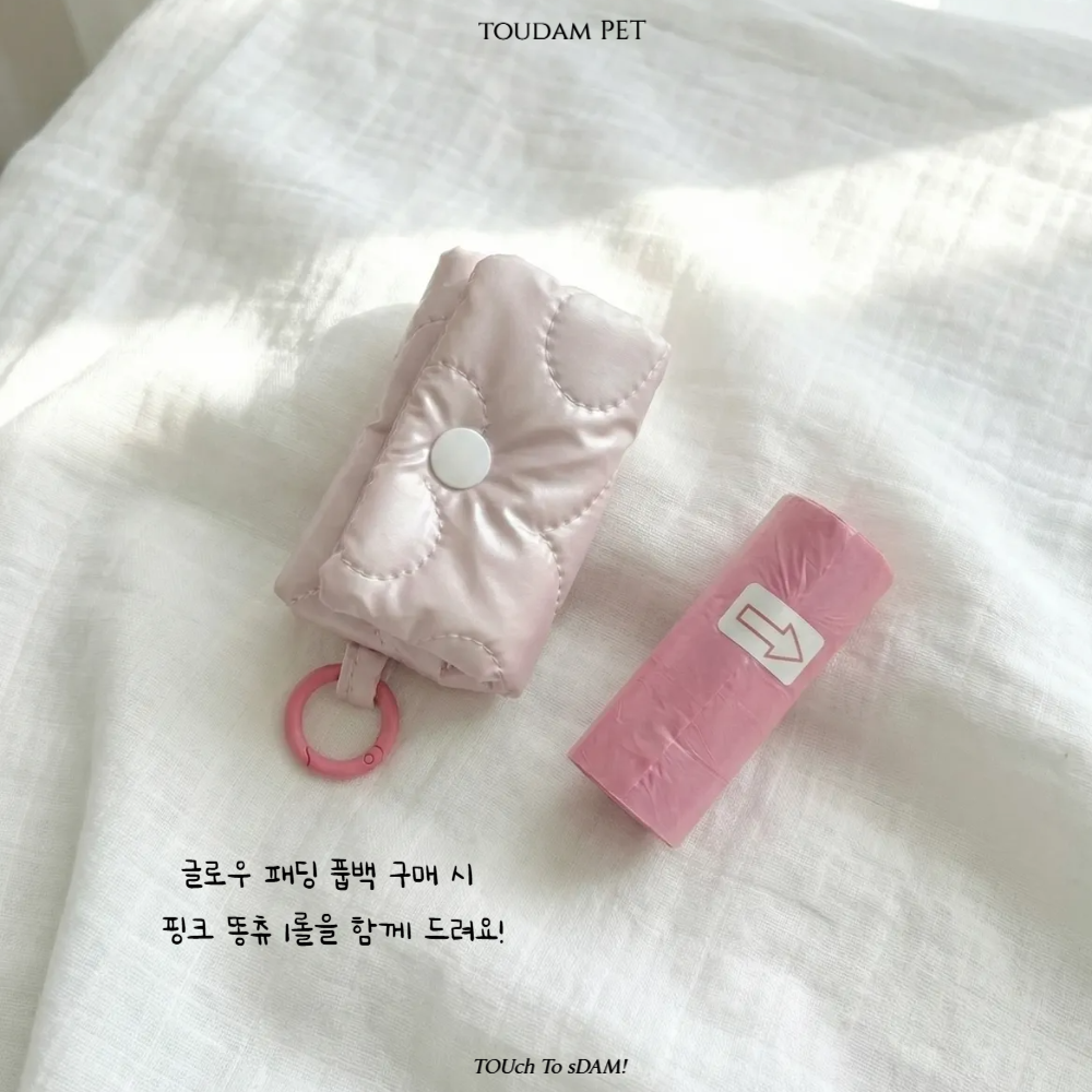 뚜담펫 글로우 패딩 풉백 2size / 3color - 상세 이미지 4