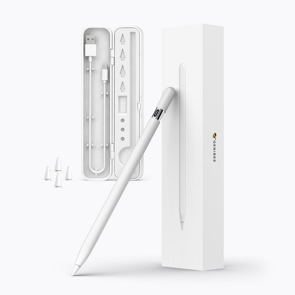 지니비 지니펜슬 듀얼, 유무선 충전 애플펜슬 호환 짭플펜슬 아이패드 터치펜 제품 이미지