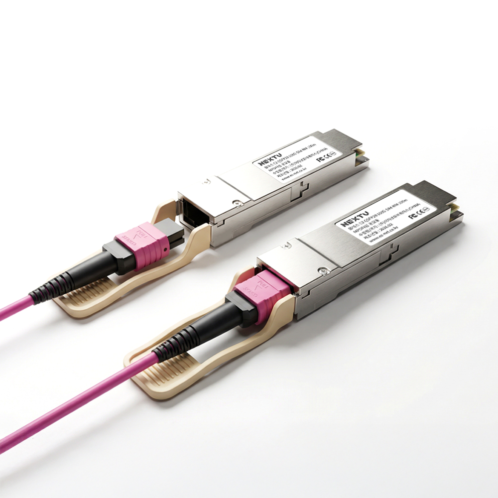 넥스트유 QSFP28 100G SR4 MM 멀티모듈 100m MPO타입 광모듈 옵넥스 C2 - 상세 이미지 3