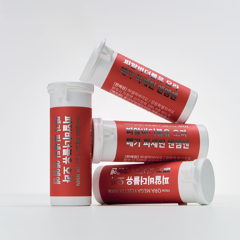 피알비더블유오라 메가 피세틴 엔엠엔 900mg 30정, 1개 - 상품 이미지