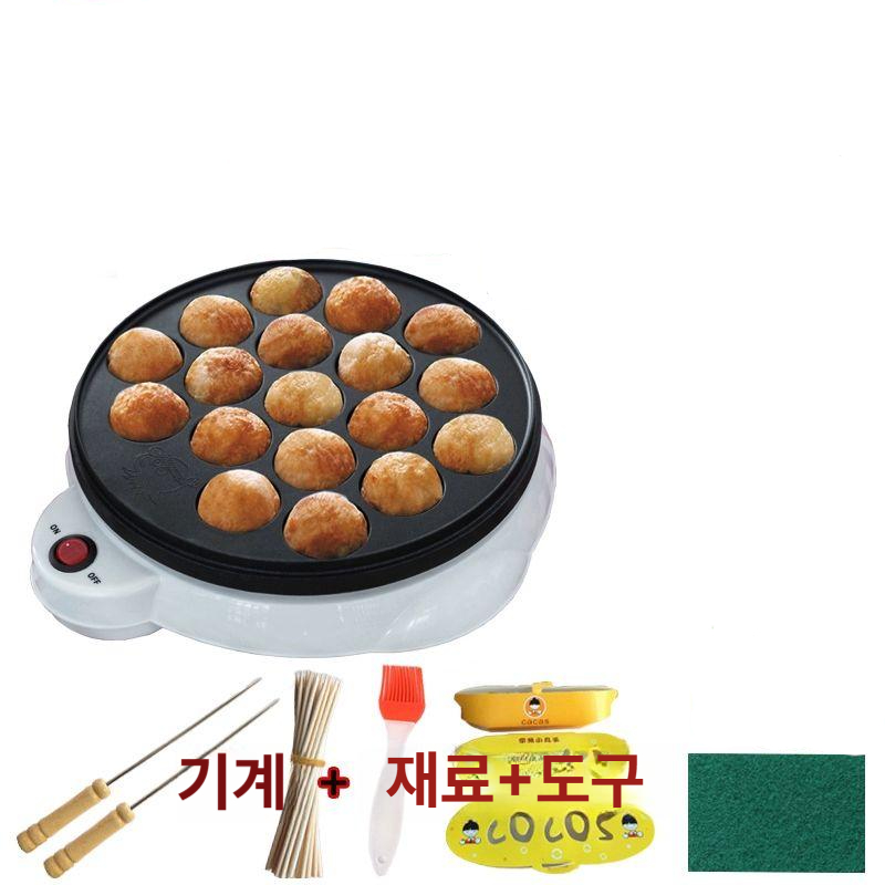 타코야끼 기계 타코야키 메이커 다코야키 팬 문어빵 만들기 철판 간식 노점상 버너 - 상세 이미지 4