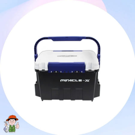 미라클 태클박스 하드 35리터 블랙 민물 바다 낚시 커머스픽201