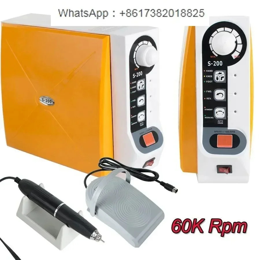 실험실 장비 브러시리스 마이크로모터 150w 60000rpm 고속 마이크로 모터 핸드피스 무릎 컨트롤 포함