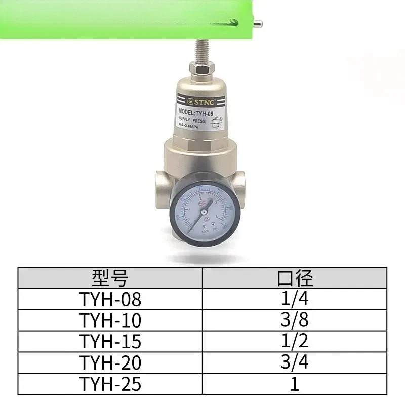 고압 릴리프 밸브 TYH-15 TYH-08 TYH-20 TYH-25 TYH-10 조절기 QTYH-15 3.6Mpa
