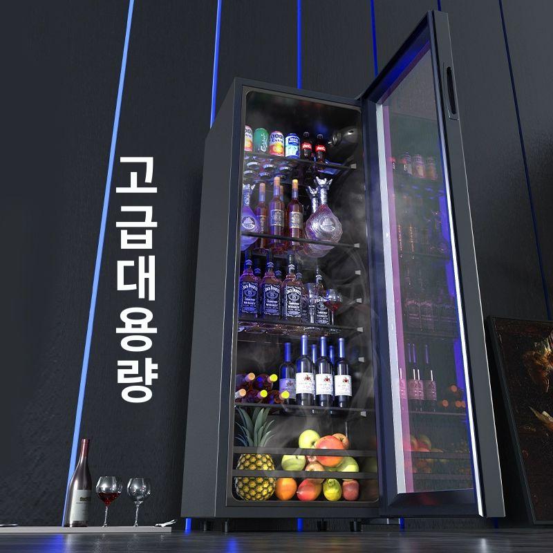 미니 와인냉장고 사무실용 술장고 쇼케이스 원룸용 소형 58L 화이트 라이트 - 상세 이미지 3