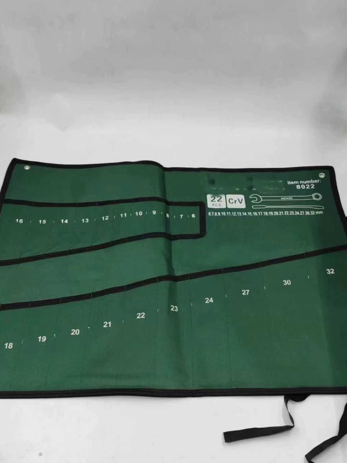 캔버스 못주머니 파우치 듀얼 포켓 수납 롤업 전용 빈백 20피스 빈 48.5 x 63.5cm - 상품 이미지