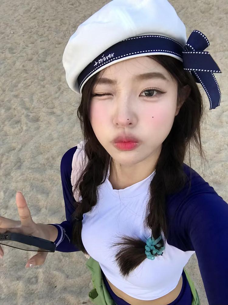 베레모 마린룩 화가 귀여운 코디 코스프레 코스튬 - 상세 이미지 5
