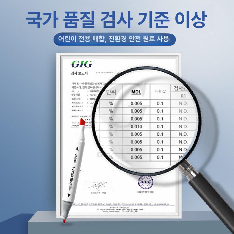 롱 헤드 목공 유성 마커펜 타일 방수 펜 속건성 마킹펜 - 상세 이미지 5